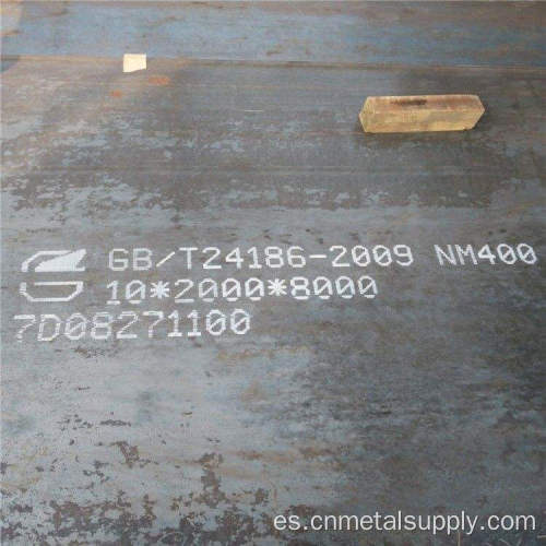 Placa de acero resistente al desgaste NM400